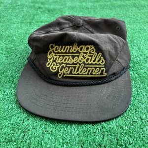 FUNNY BROWN SNAPBACK HAT CAP LOSER MACHINE SCUMBAGS GREASEBALLS & GENTLEMEN